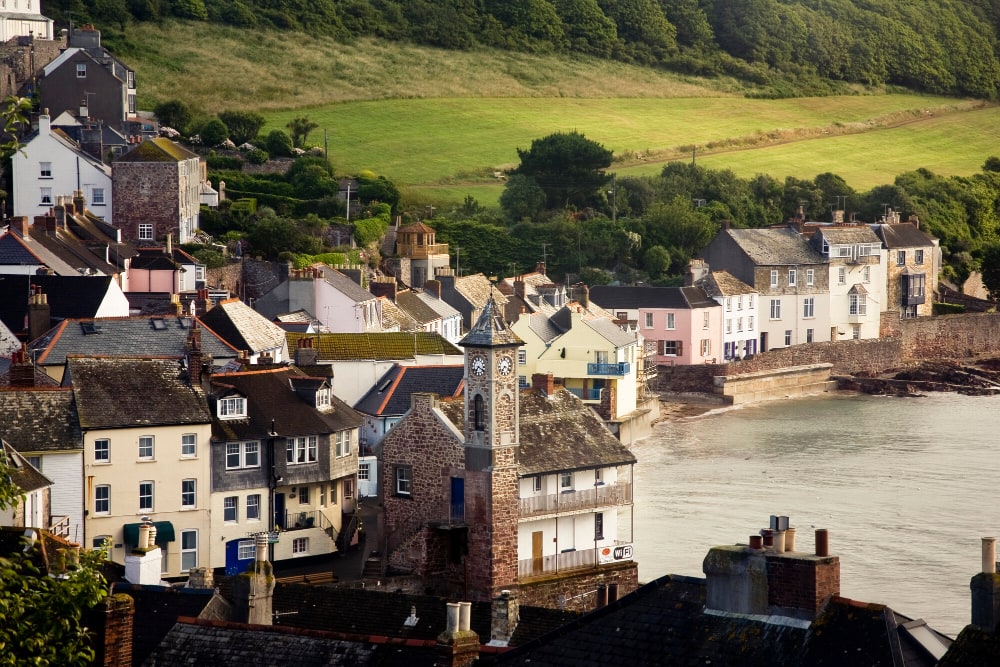 Port town Kingsand and Cawsand in Cornwall uk